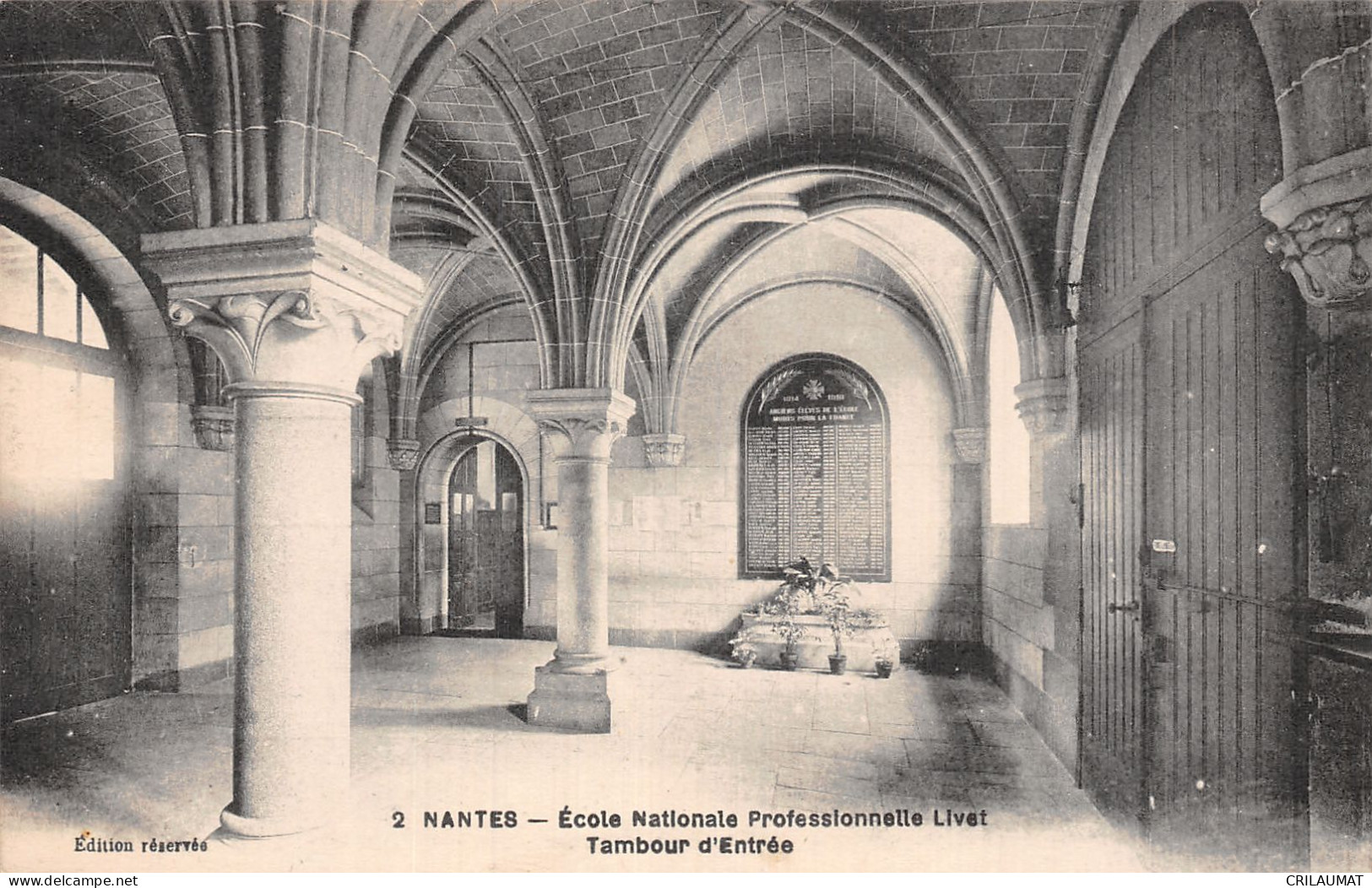 44-NANTES ECOLE NATIONALE PROFESSIONNELLE LIVET-N°5153-D/0121 - Nantes