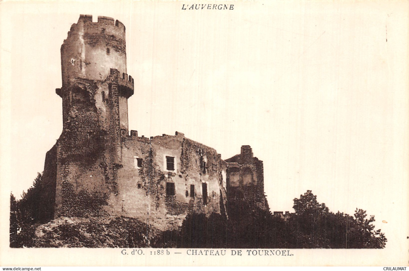 63-CHÂTEAU DE TOURNOEL-N°5153-C/0355 - Sonstige & Ohne Zuordnung