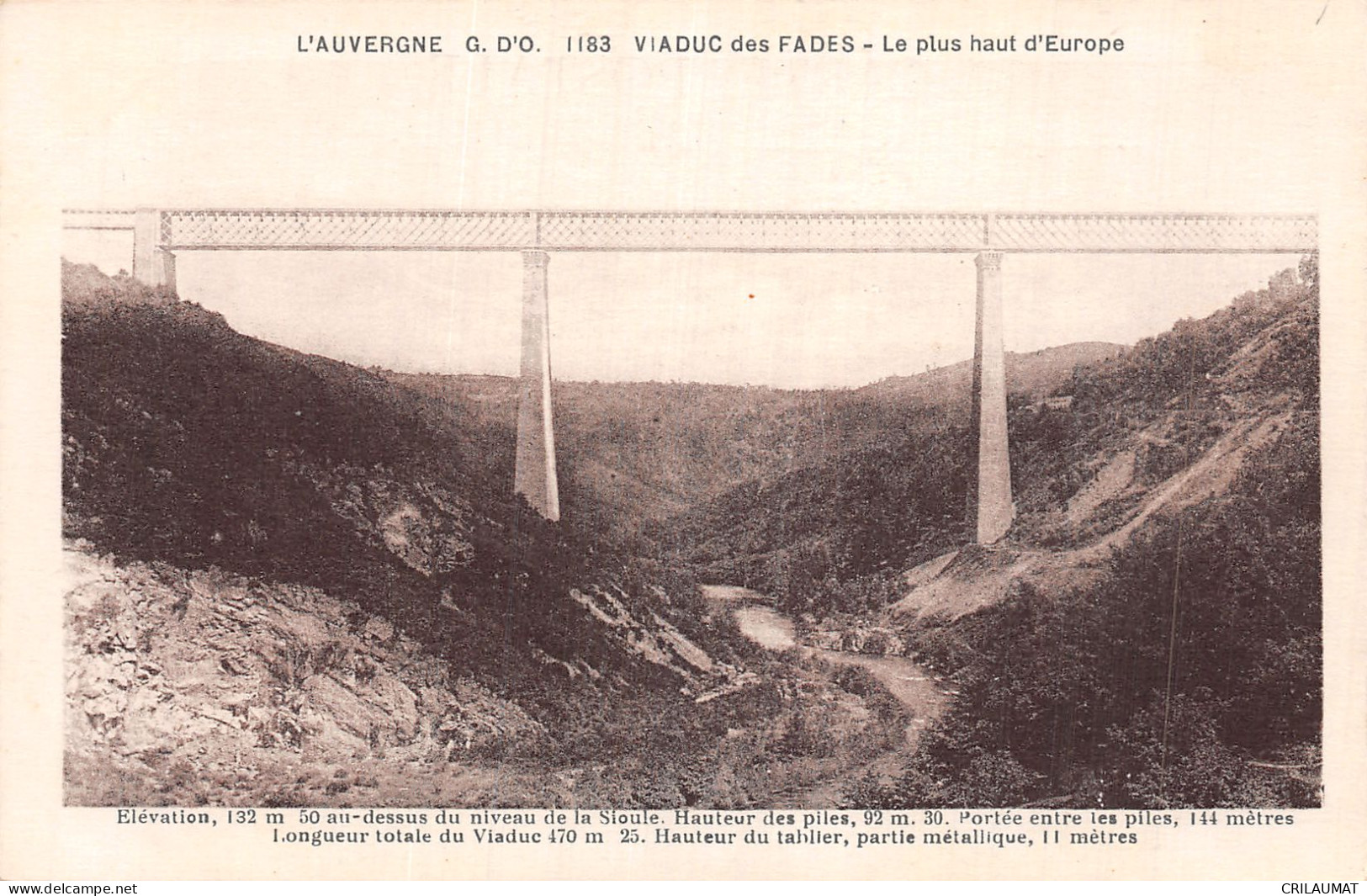 63-VIADUC DES FADES-N°5153-C/0345 - Sonstige & Ohne Zuordnung