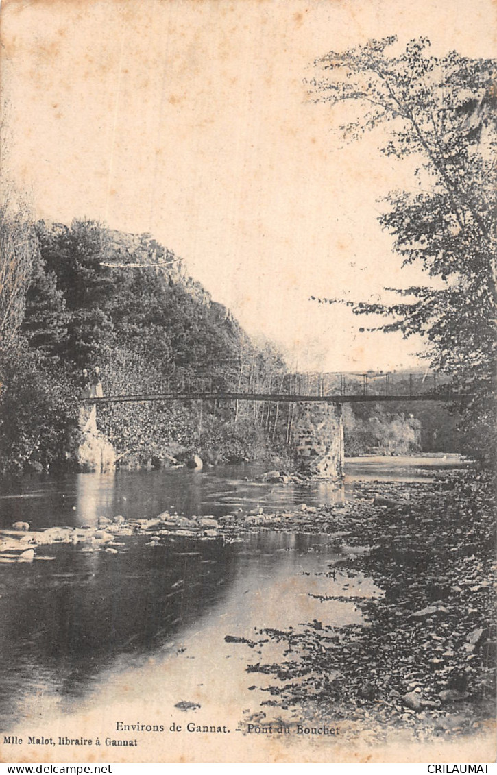 63-PONT DU BOUCHET-N°5153-C/0317 - Sonstige & Ohne Zuordnung