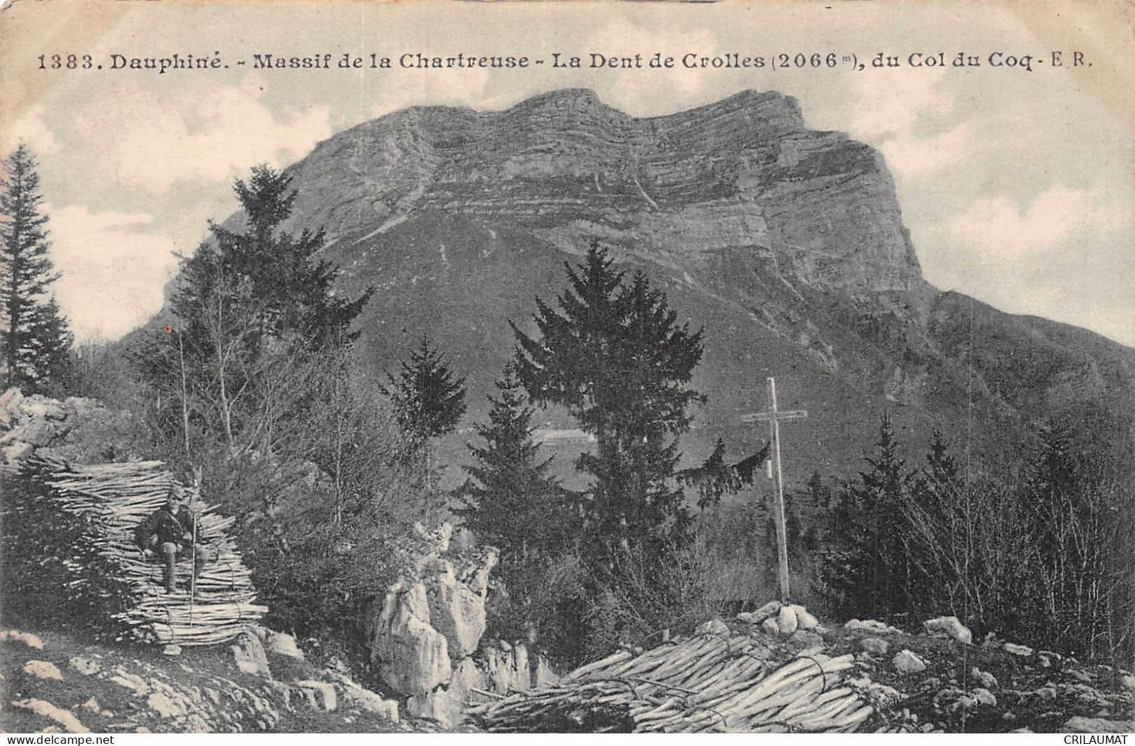 38-MASSIF DE LA CHARTREUSE LA DENT DE CROLLES-N°5153-B/0377 - Sonstige & Ohne Zuordnung