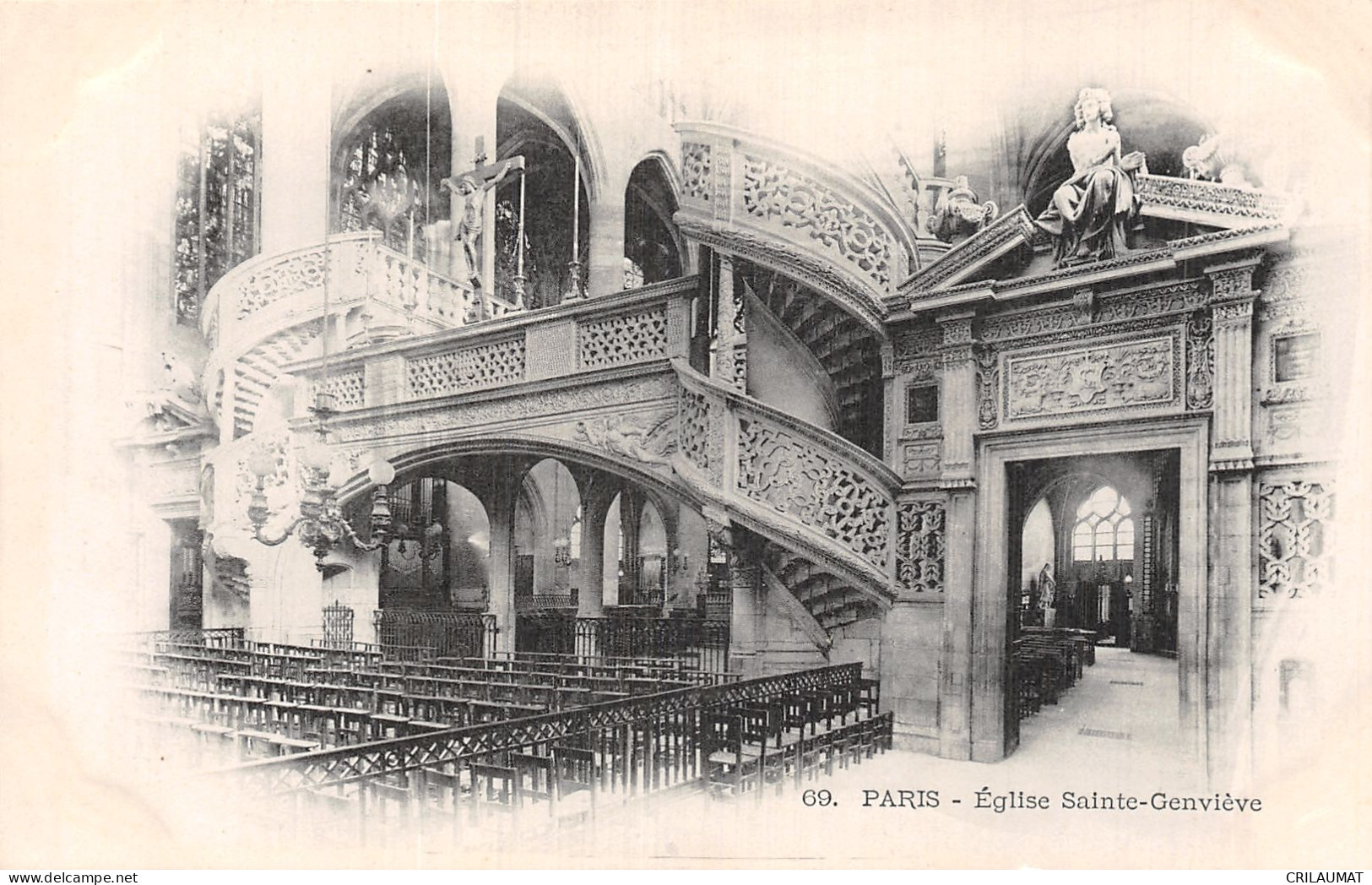 75-PARIS EGLISE SAINTE GENEVIEVE-N°5153-B/0067 - Kirchen