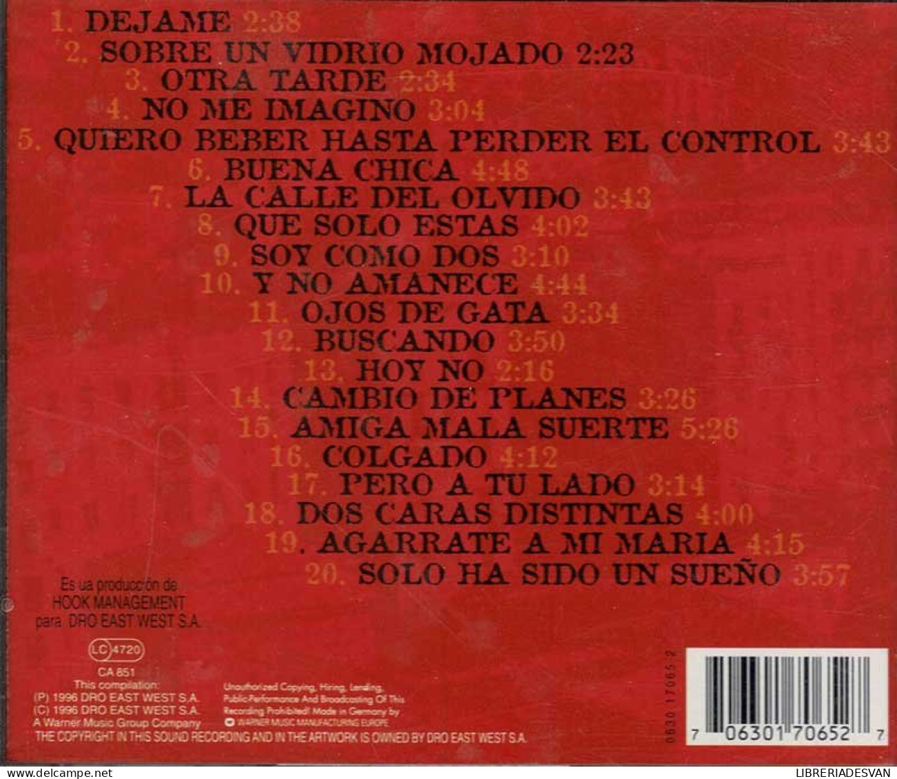 Los Secretos - Grandes Exitos. CD - Disco & Pop