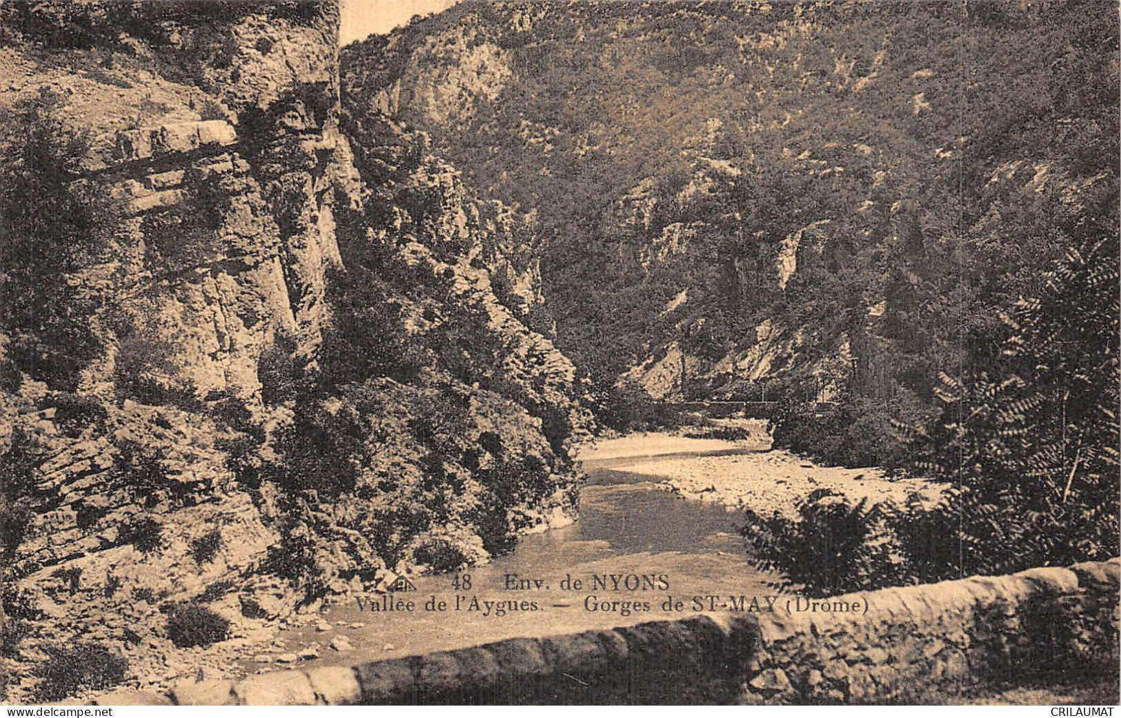 26-VALLEE DE L AYGUES GORGES DE SAINT MAY-N°5153-F/0185 - Other & Unclassified