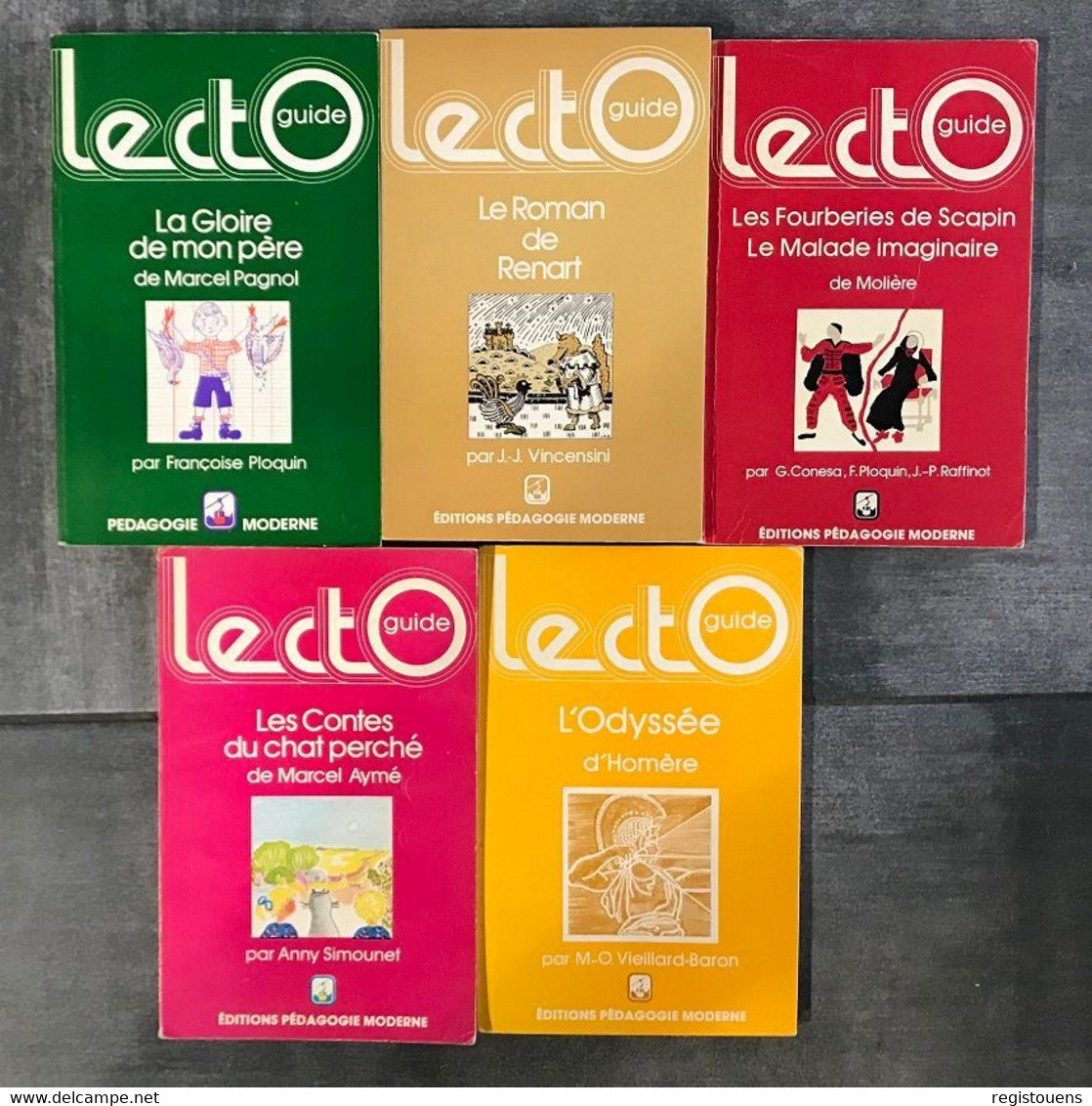 Lot De 5 Livres Lectoguide - Loten Van Boeken