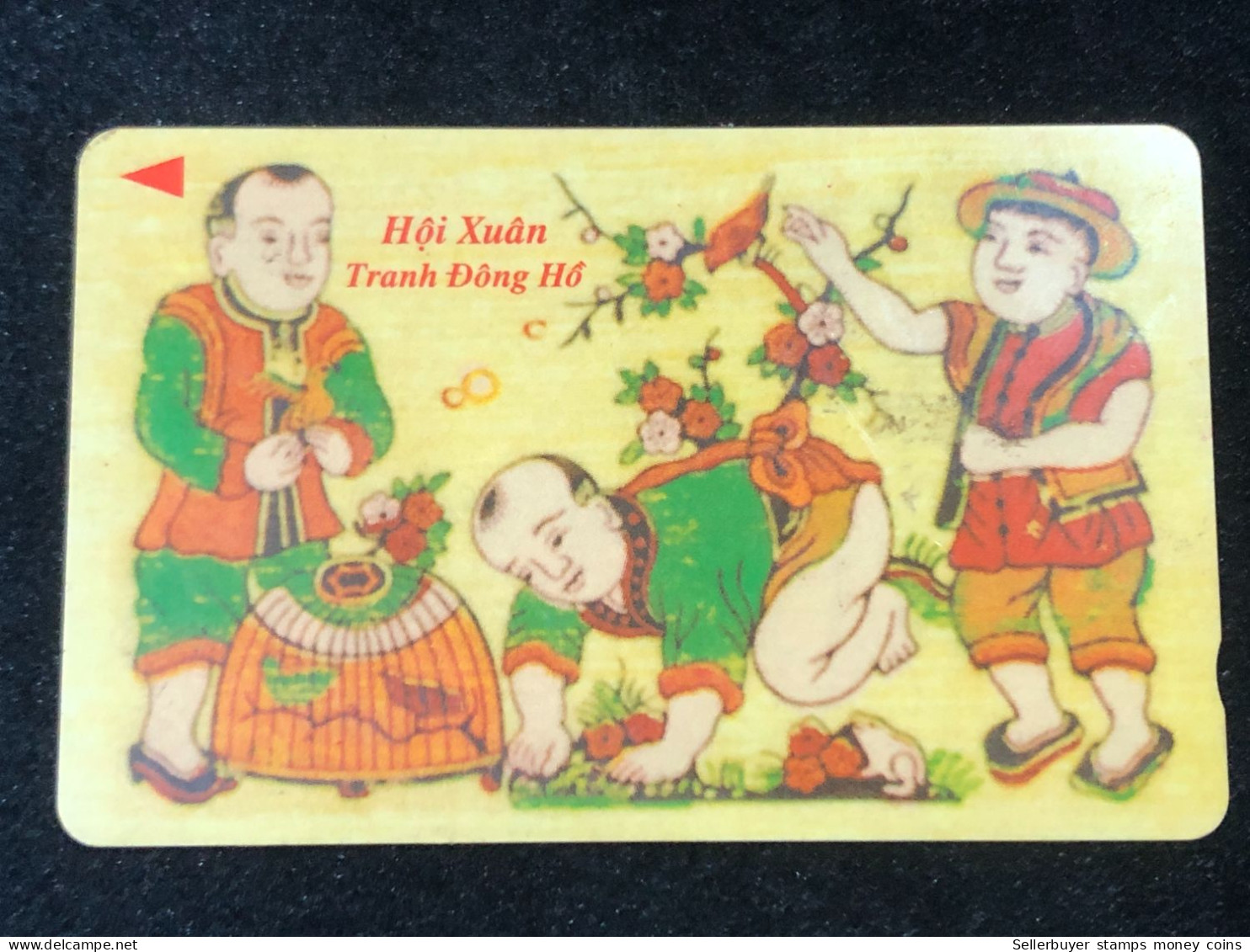 Card Phonekad Vietnam(painting 3- 60 000dong-2001)-1pcs - Vietnam