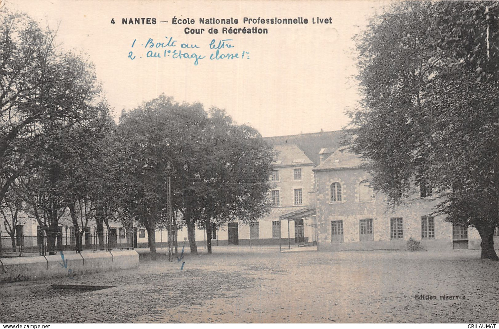 44-NANTES ECOLE NATIONALE PROFESSIONNELLE LIVET-N°5153-H/0181 - Nantes