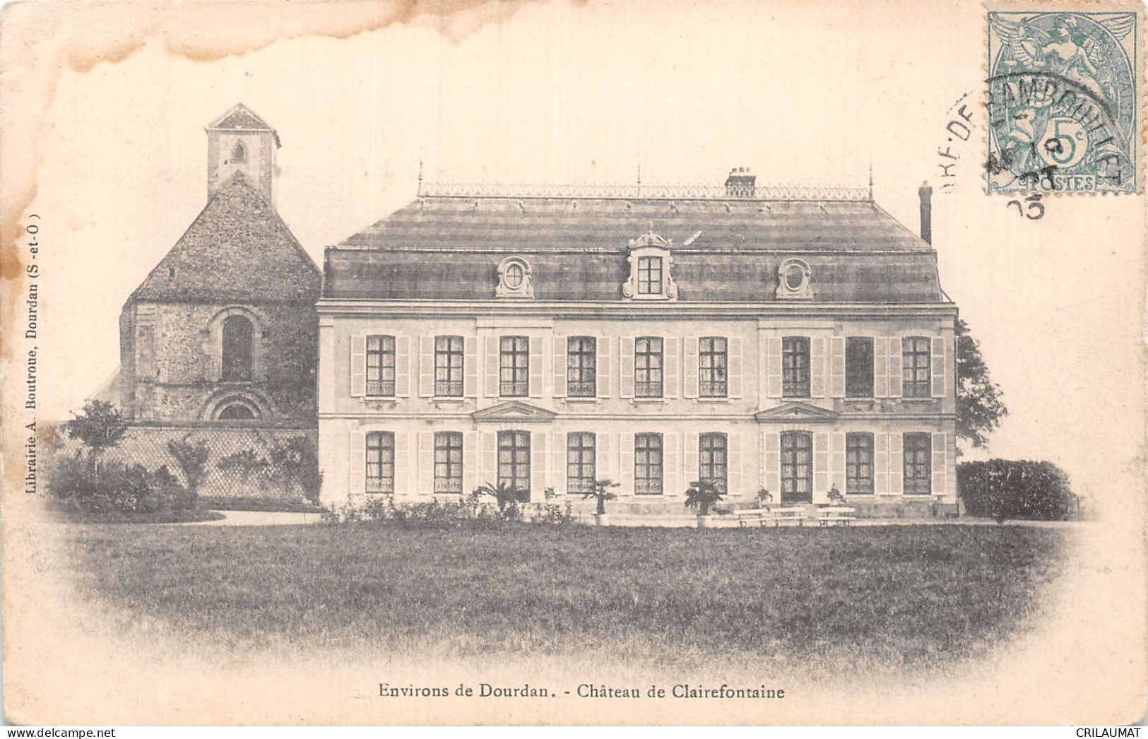 91-ENVIRONS DE DOURDAN CHÂTEAU DE CLAIREFONTAINE-N°5153-H/0017 - Other & Unclassified