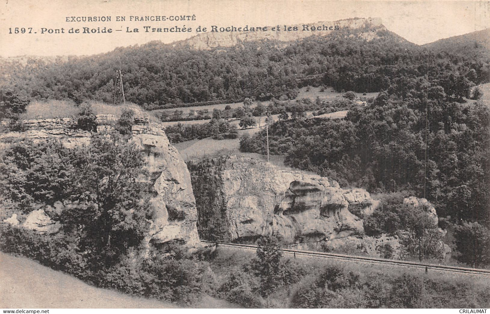 25-PONT DE ROIDE TRANCHEE DE ROCHEDANE-N°5153-G/0013 - Autres & Non Classés