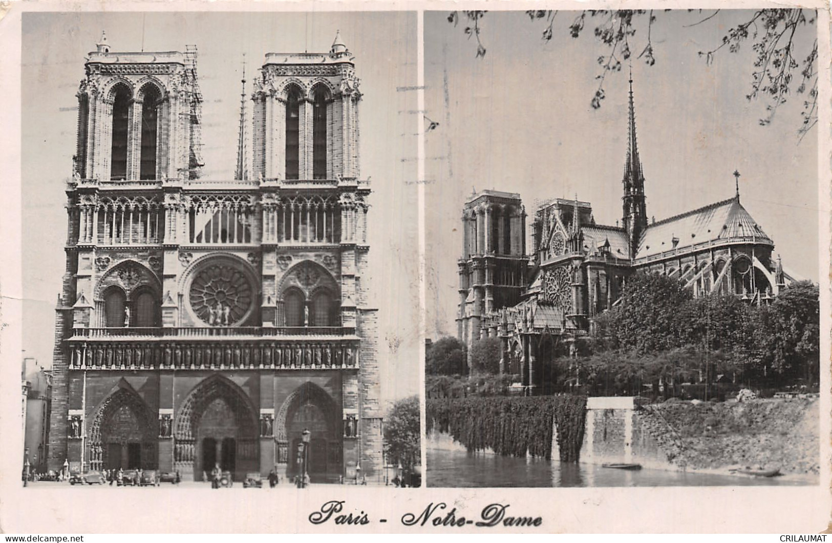 75-PARIS NOTRE DAME-N°5154-C/0163 - Notre Dame Von Paris