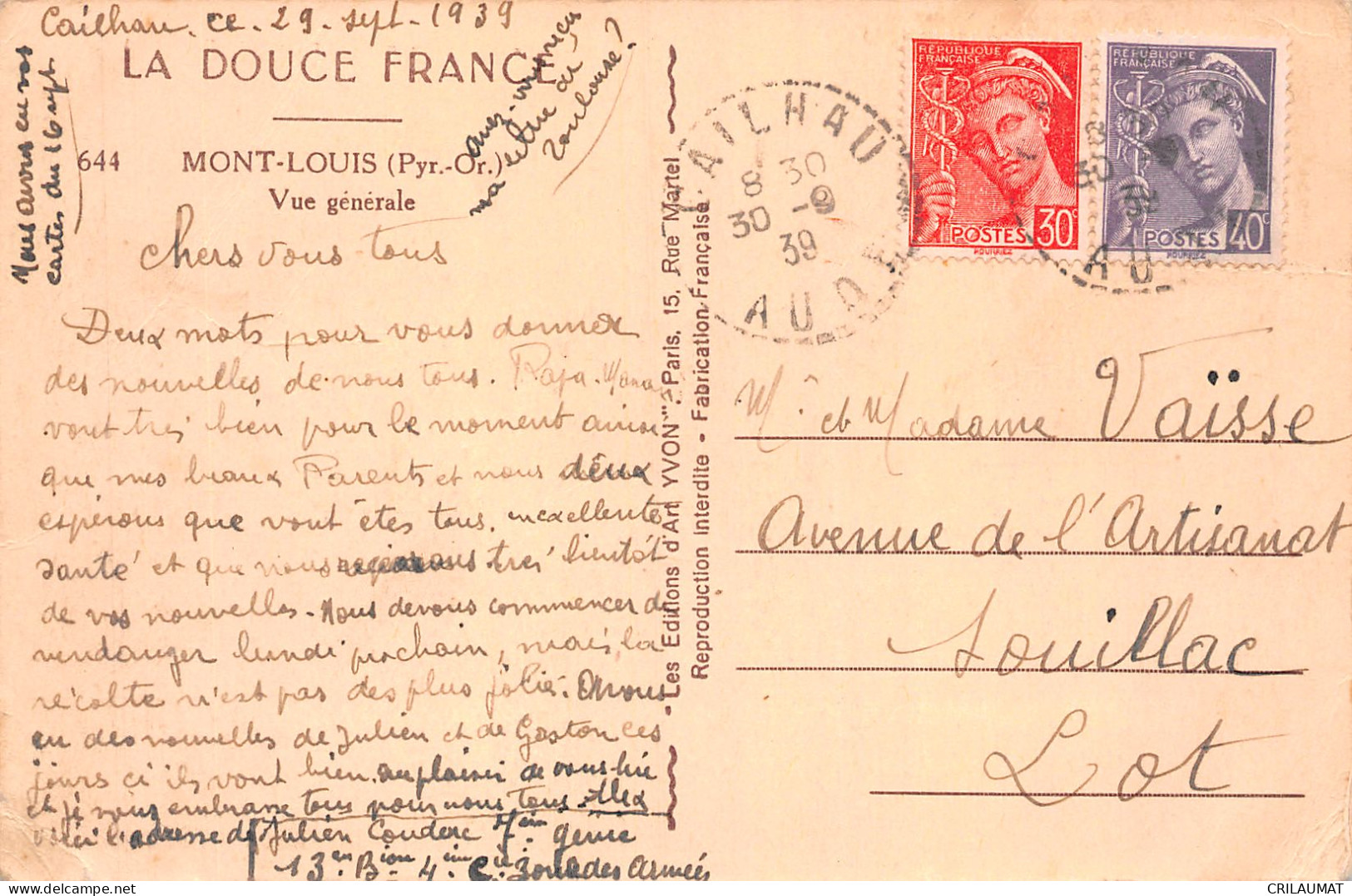 66-MONT LOUIS-N°5154-C/0131 - Other & Unclassified