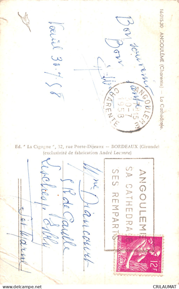 16-ANGOULEME-N°5154-C/0037 - Angouleme