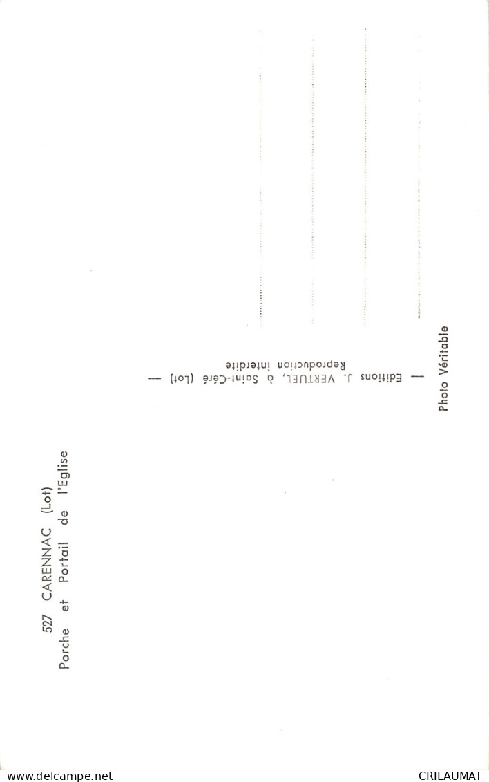 46-CARENNAC-N°5154-C/0029 - Other & Unclassified