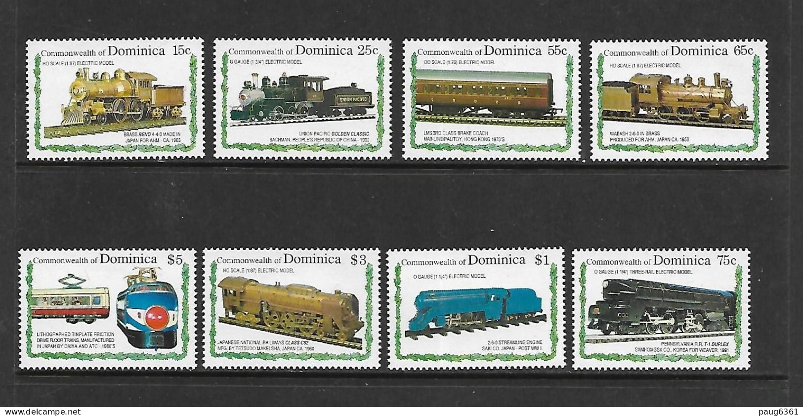 DOMINIQUE 1992 TRAINS YVERT N°1445/1448-1469/1472 NEUF MNH** - Treinen