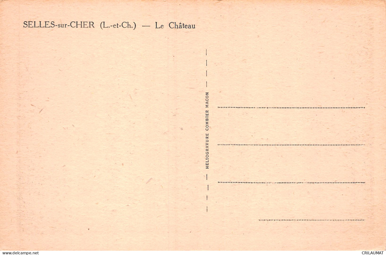 41-SELLES SUR CHER-N°5154-B/0053 - Selles Sur Cher