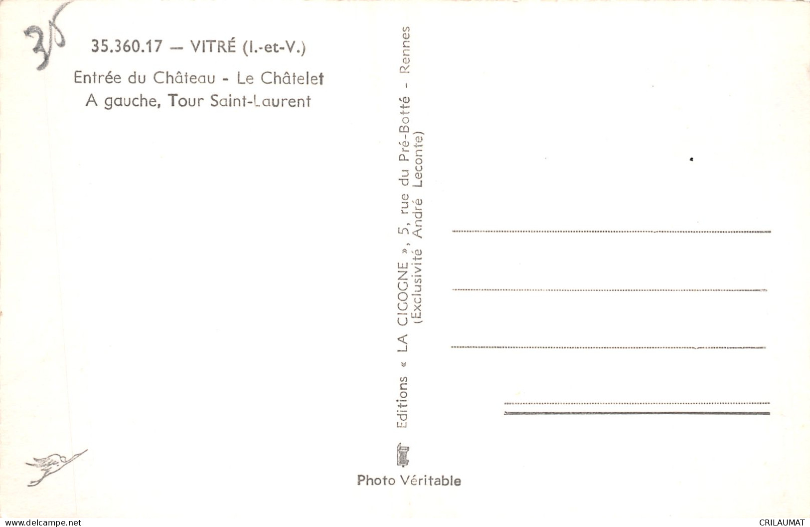 35-VITRE-N°5154-E/0287 - Vitre