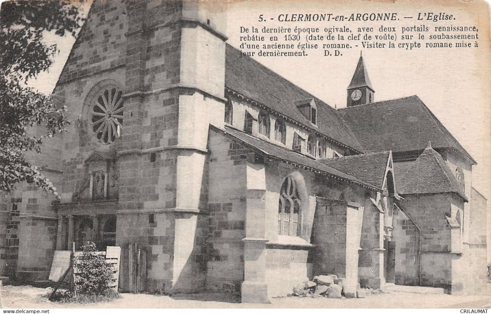 55-CLERMONT EN ARGONNE-N°5154-D/0211 - Clermont En Argonne