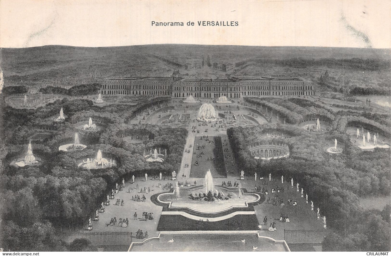 78-VERSAILLES PANORAMA-N°5154-H/0145 - Versailles (Castello)