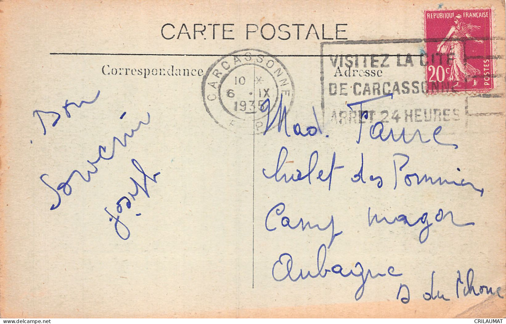 11-CARCASSONNE-N°5154-G/0037 - Carcassonne