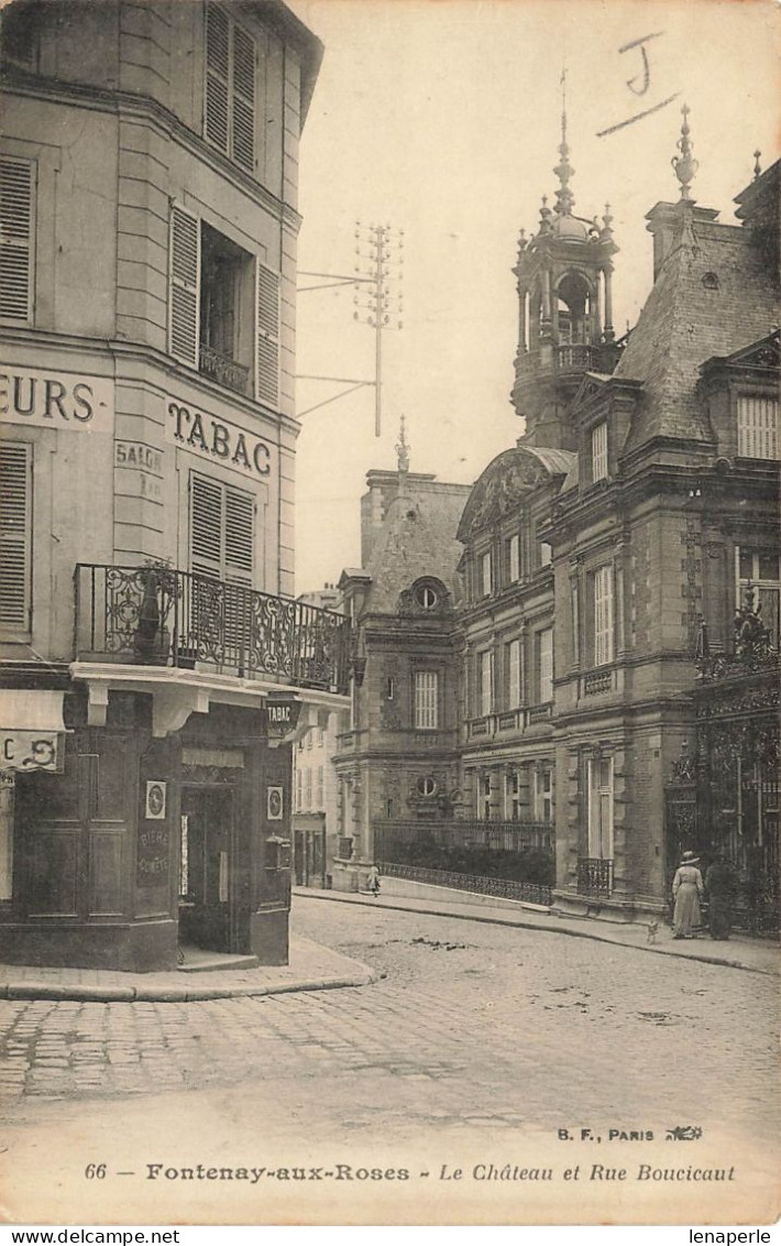 D9643 Fontenay Aux Roses Le Chateau Et Rue Boucicaut - Fontenay Aux Roses