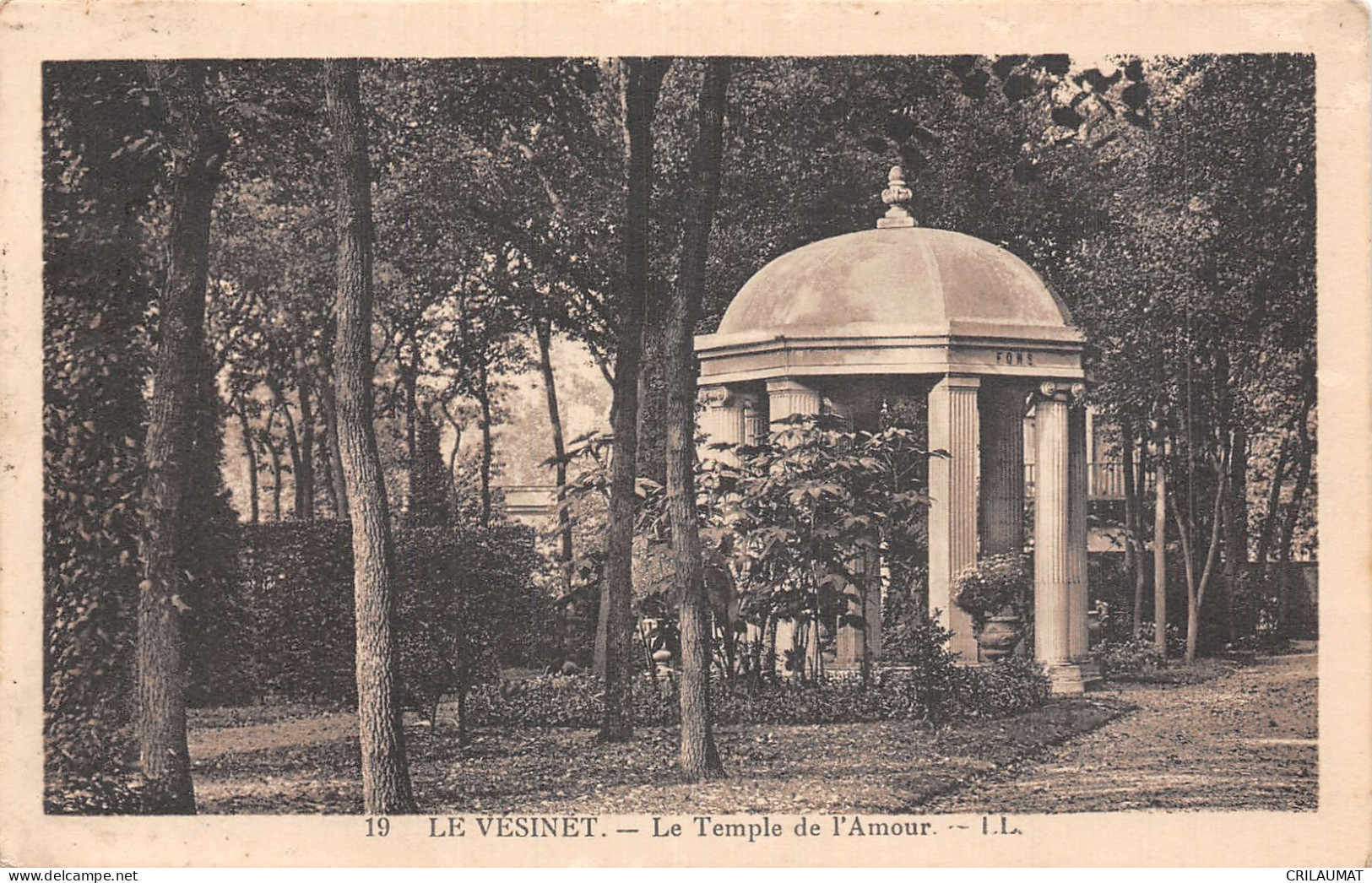 78-LE VESINET TEMPLE DE L AMOUR-N°5155-B/0147 - Le Vésinet