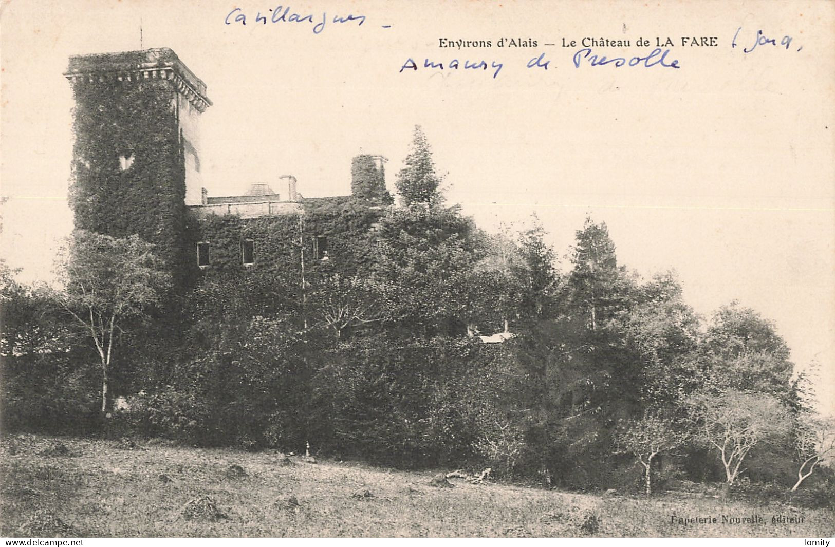 30 Chateau De La Fare à Cavillarde , Environs D' Alais Alès CPA - Other & Unclassified
