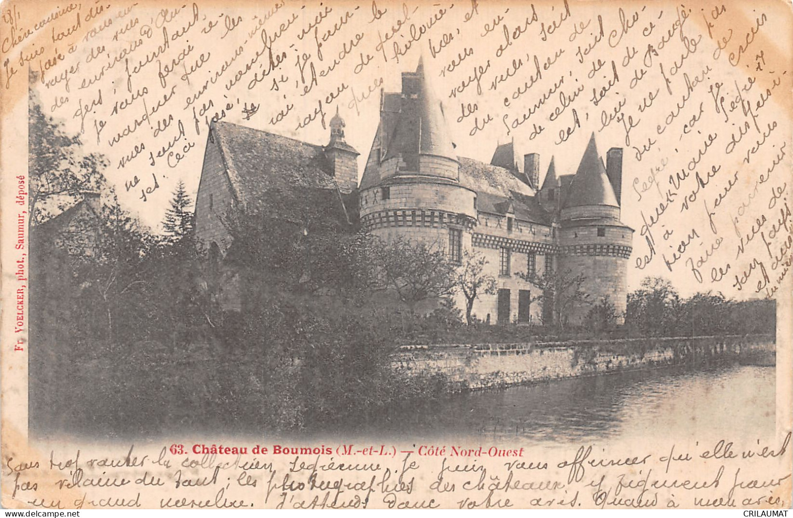 49-CHÂTEAU DE BOUMOIS-N°5155-A/0183 - Other & Unclassified