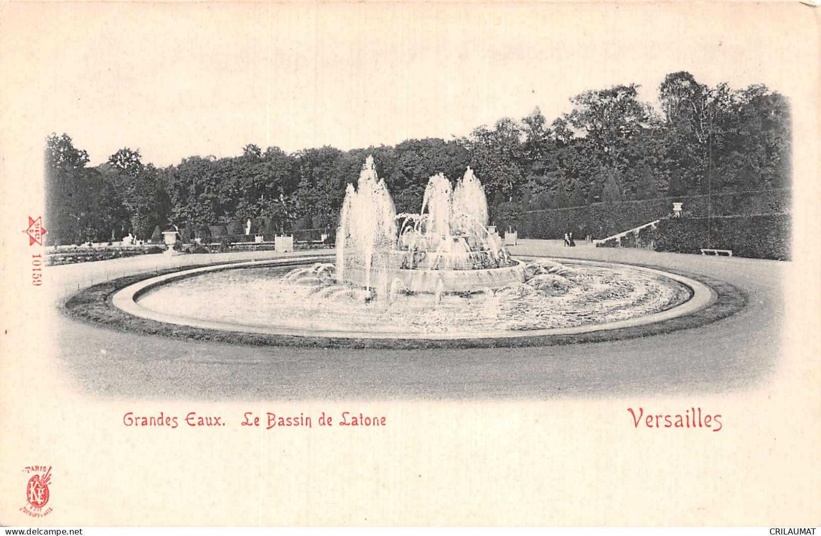 78-VERSAILLES LE BASSIN DE LATONE-N°5155-E/0107 - Versailles (Château)