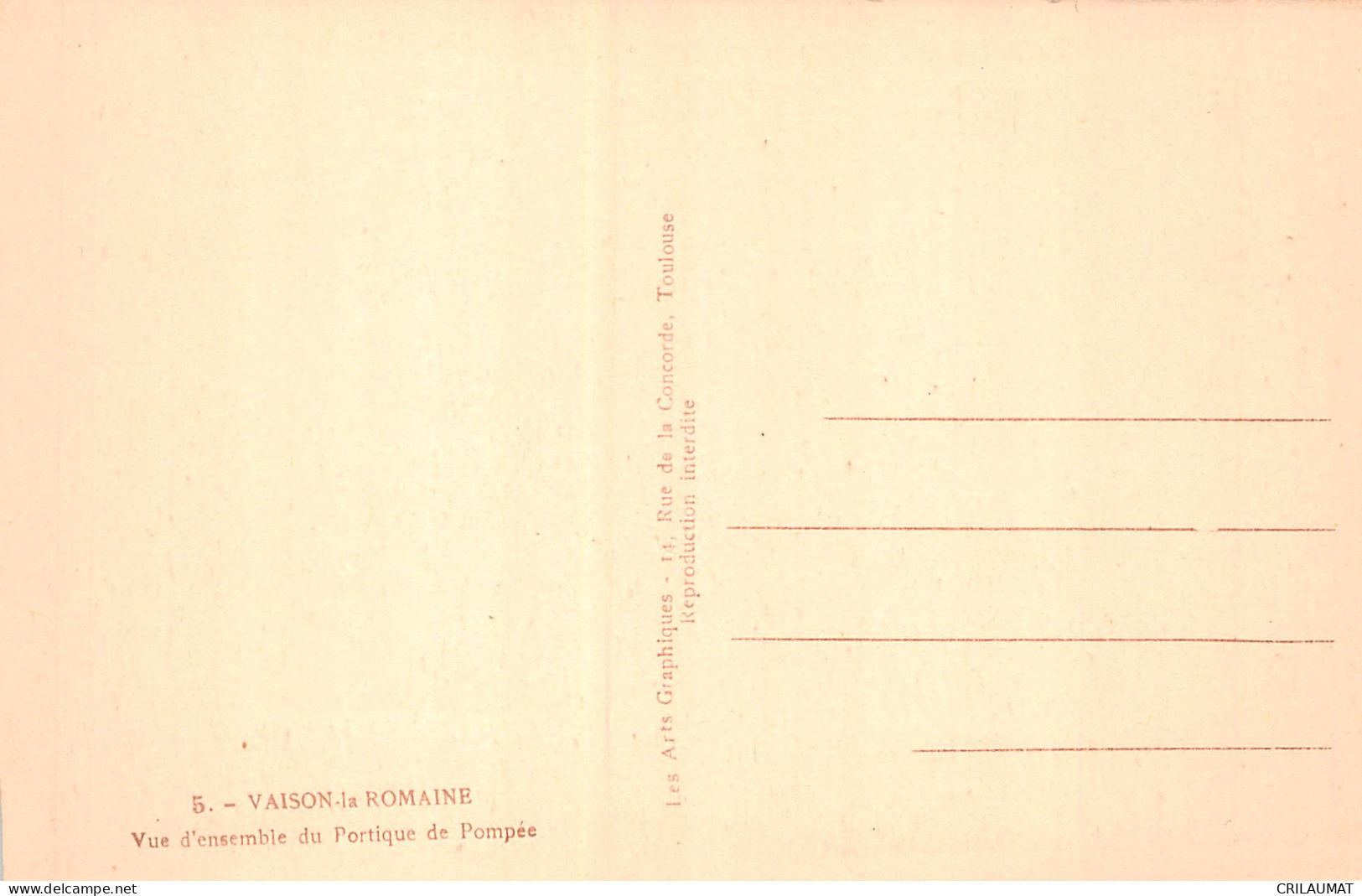 84-VAISON LA ROMAINE-N°5155-H/0177 - Vaison La Romaine