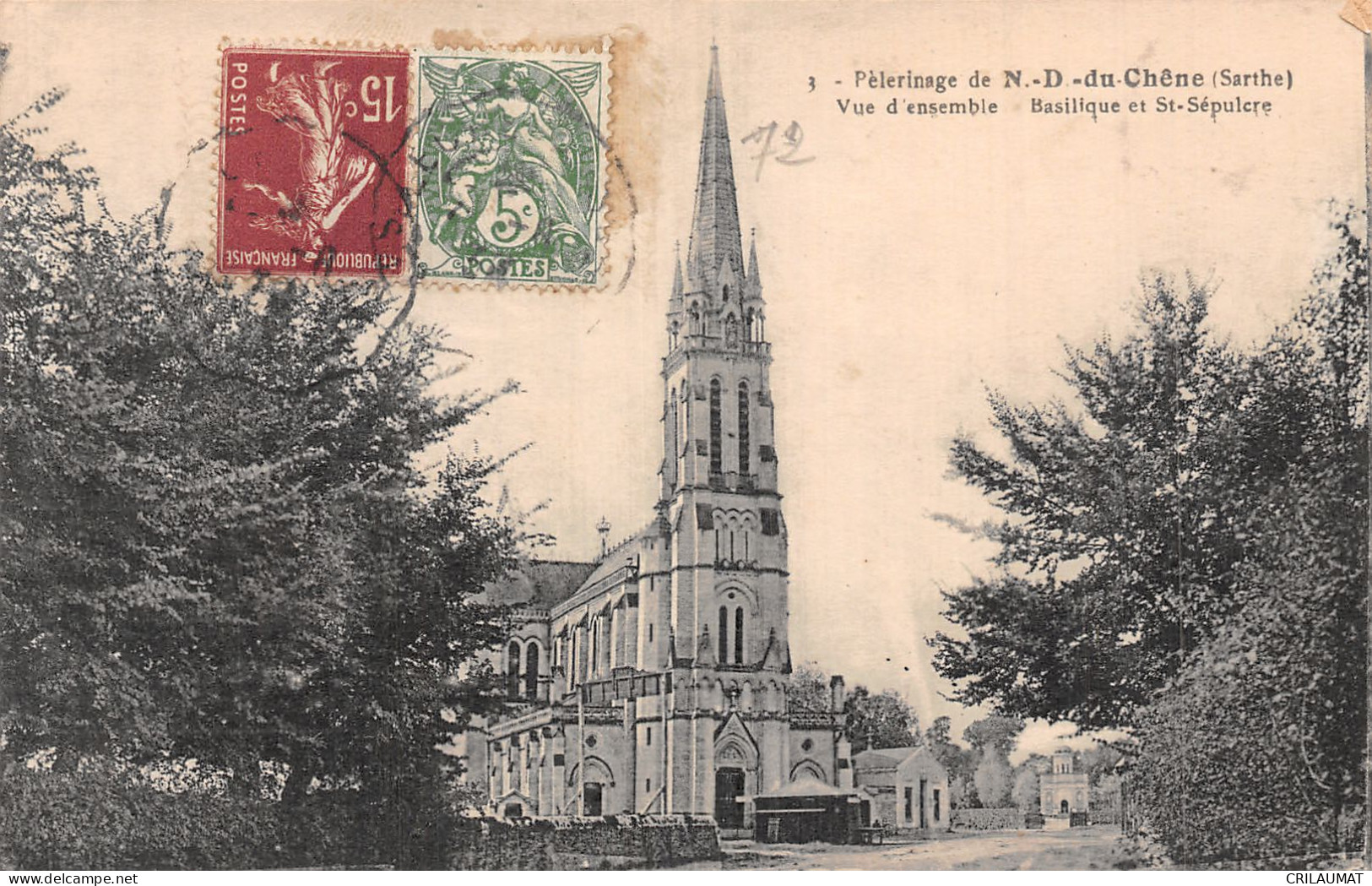 72-PELERINAGE DE NOTRE DAME DU CHENE-N°5155-G/0045 - Autres & Non Classés