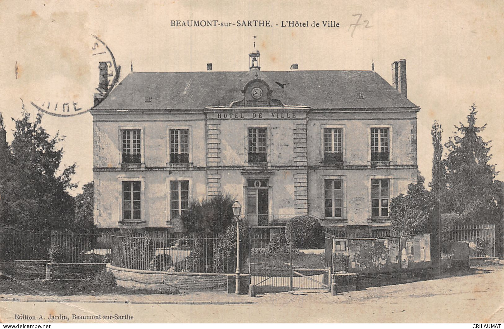 72-BEAUMONT SUR SARTHE-N°5155-F/0217 - Beaumont Sur Sarthe