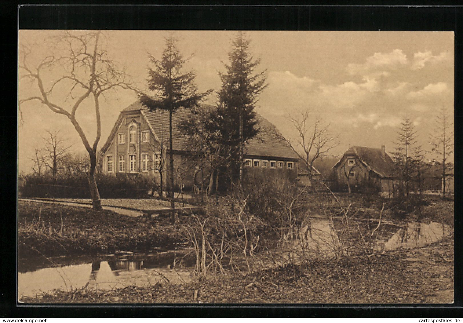 AK Münster I. W., Haus Rüschhaus D. Dichterin Droste-Hülshoff  - Muenster