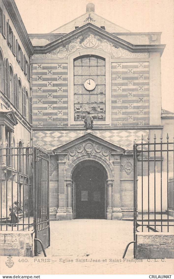 75-PARIS EGLISE SAINT JEAN ET SAINT FRANCOIS-N°5156-B/0213 - Kirchen