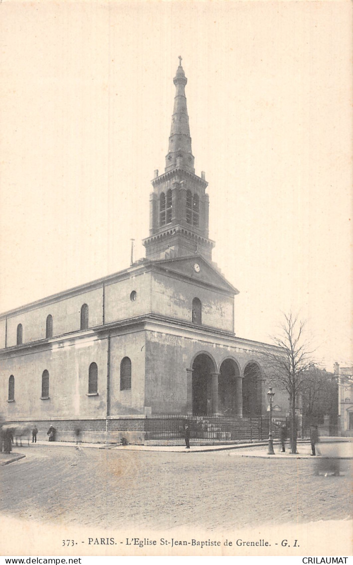 75-PARIS EGLISE SAINT JEAN BAPTISTE DE GRENELLE-N°5156-B/0209 - Kirchen