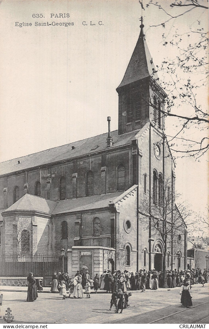 75-PARIS EGLISE SAINT GEORGES-N°5156-B/0091 - Chiese