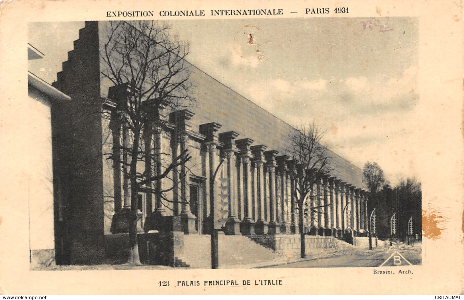 75-PARIS EXPOSITION COLONIALE INTERNATIONALE PALAIS DE L Italie-N°5156-A/0391 - Mostre