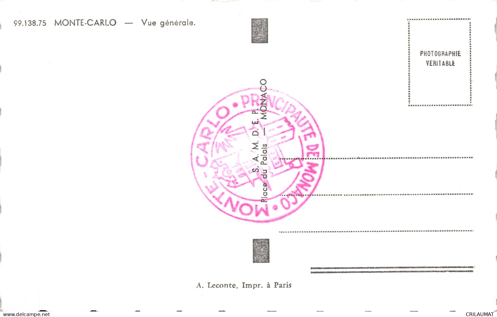 98-MONTE CARLO-N°5156-A/0387 - Sonstige & Ohne Zuordnung