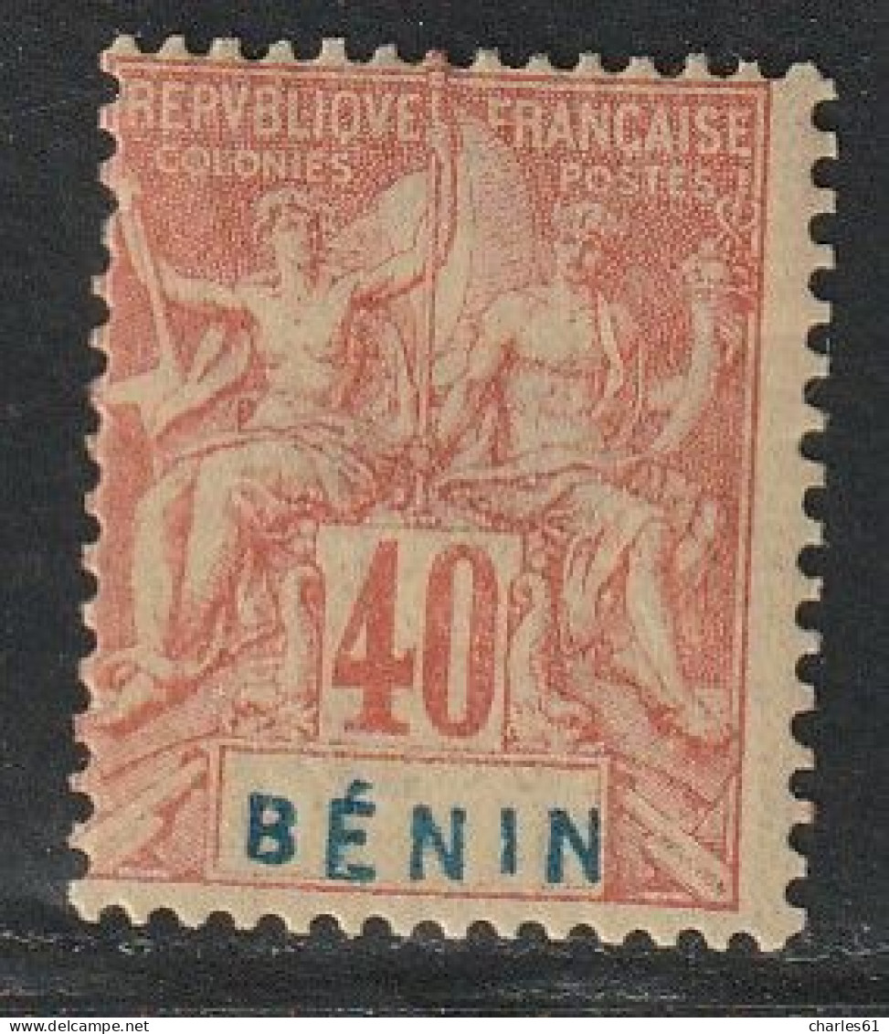 BENIN - N°42 * (1894) 40c Orange - Neufs