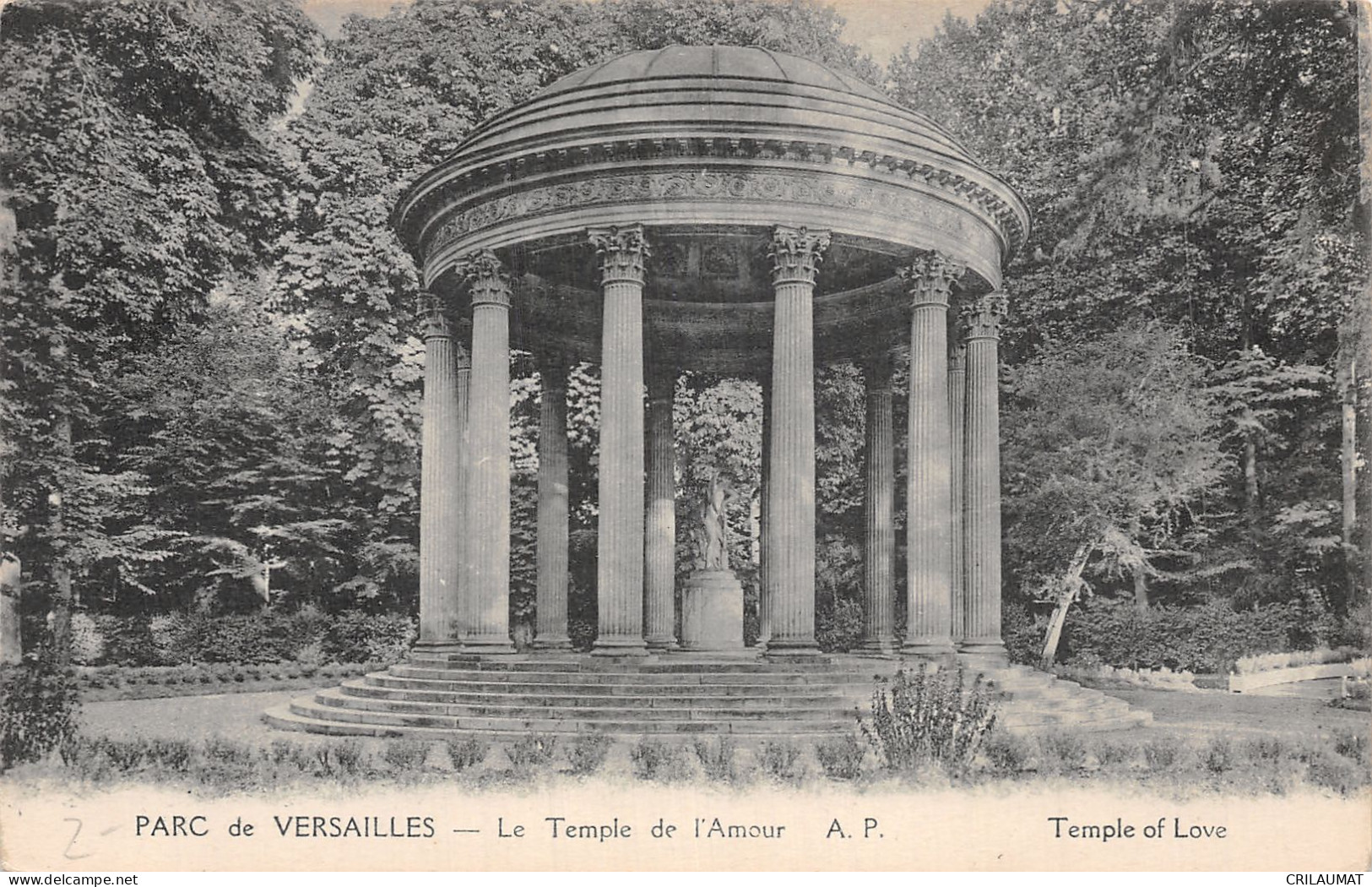 78-VERSAILLES LE PARC LE TEMPLE DE L AMOUR-N°5156-A/0267 - Versailles (Schloß)