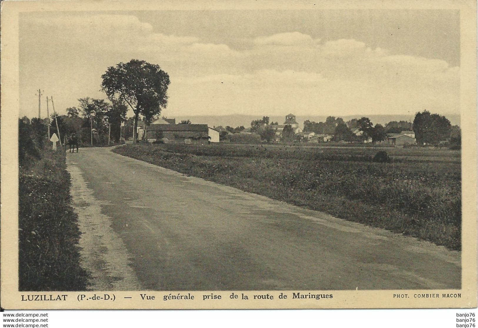 Luzillat (63) - Vue Générale Prise De La Route De Maringues - Other & Unclassified