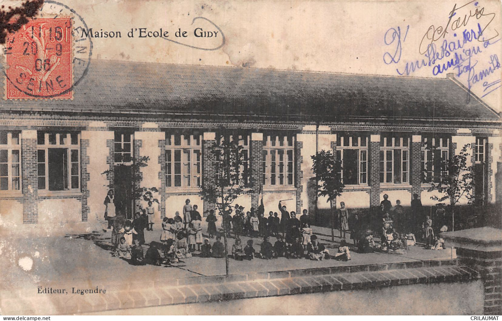 45-GIDY MAISON DE ECOLE-N°5156-A/0193 - Other & Unclassified