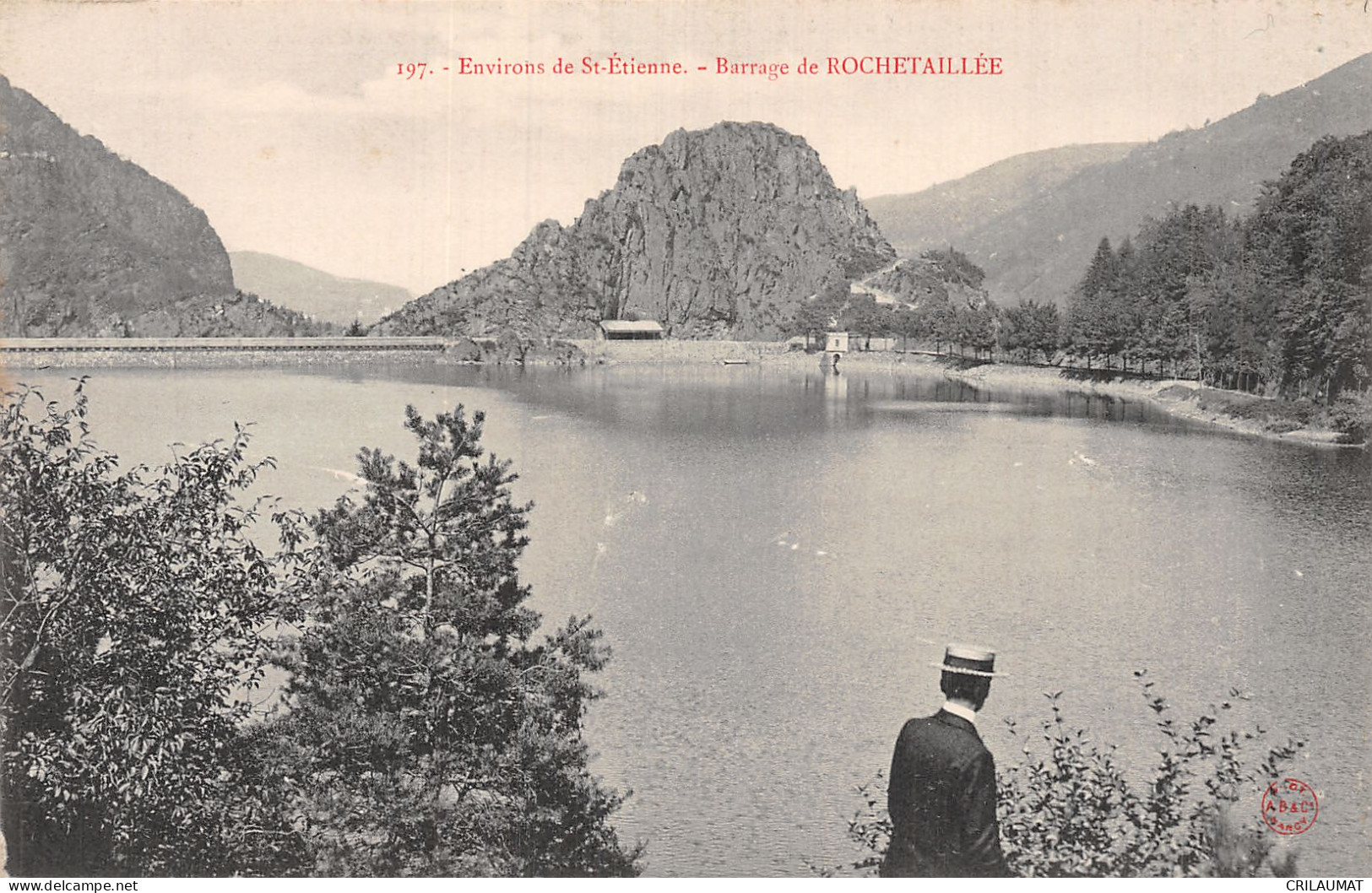 42-BARRAGE DE ROCHETAILLEE-N°5156-D/0175 - Other & Unclassified