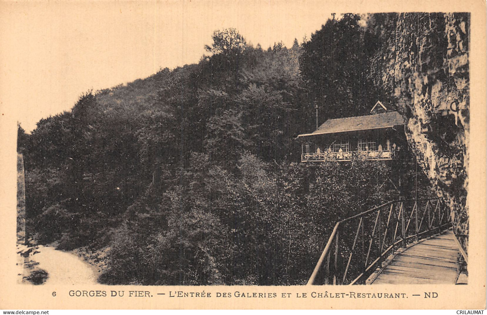 74-GORGES DU FIER CHALET RESTAURANT-N°5156-D/0073 - Sonstige & Ohne Zuordnung