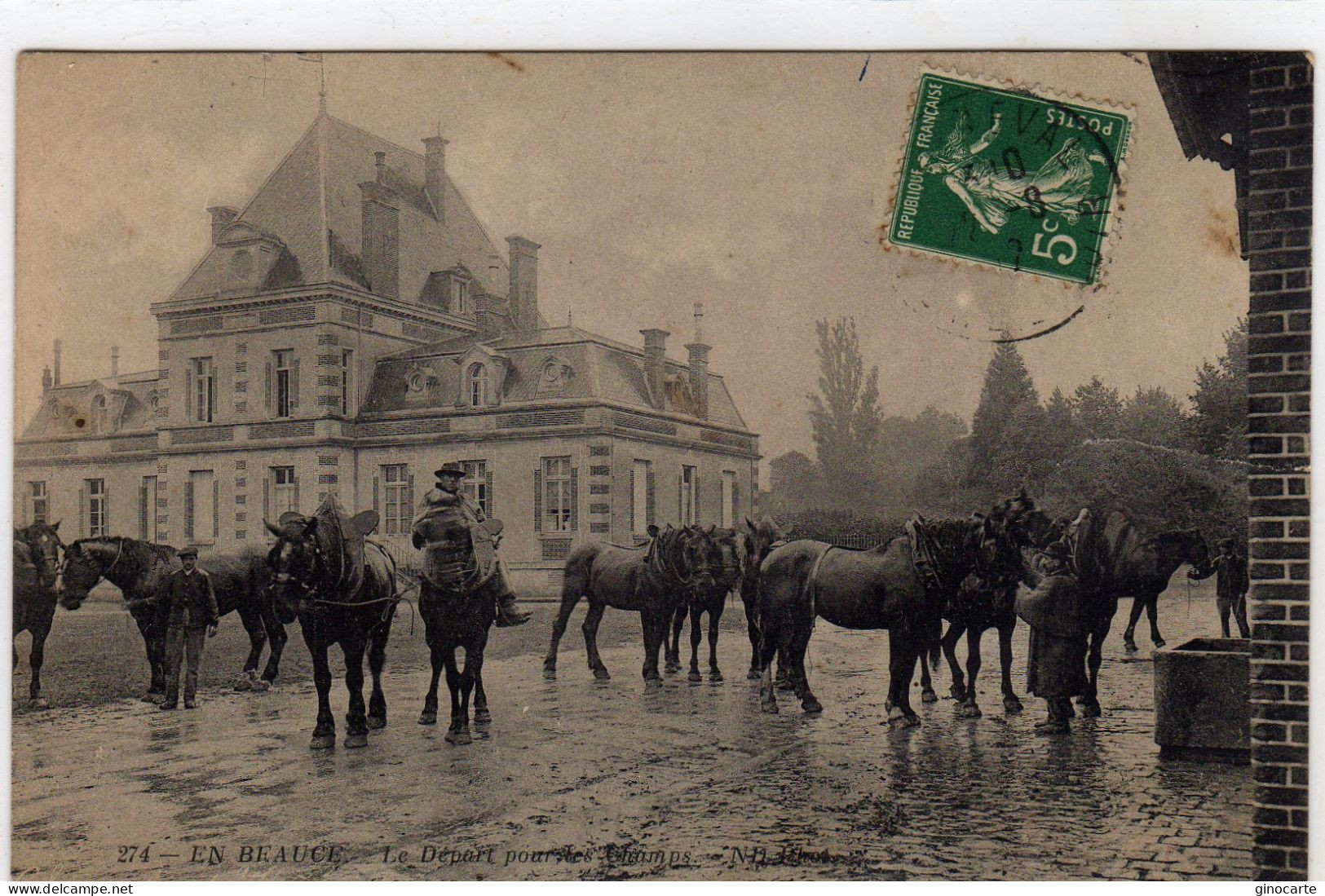 Bonneval En Beauce Depart Pour Les Champs - Bonneval