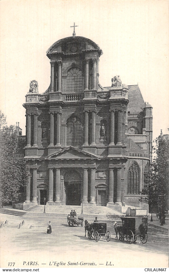 75-PARIS EGLISE SAINT GERVAIS-N°5156-C/0289 - Eglises