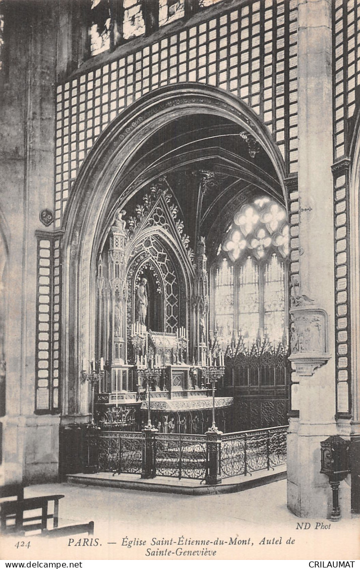 75-PARIS EGLISE SAINT ETIENNE DU MONT-N°5156-C/0287 - Eglises