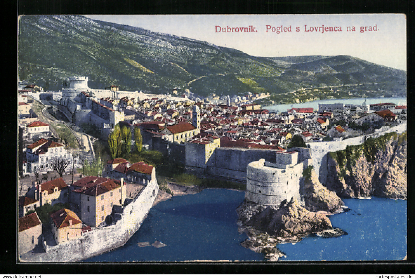 AK Dubrovnik-Ragusa, Totalansicht Aus Der Vogelschau  - Croatie