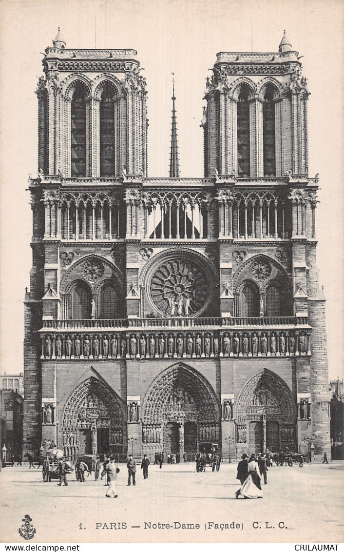 75-PARIS NOTRE DAME-N°5156-C/0161 - Notre Dame Von Paris