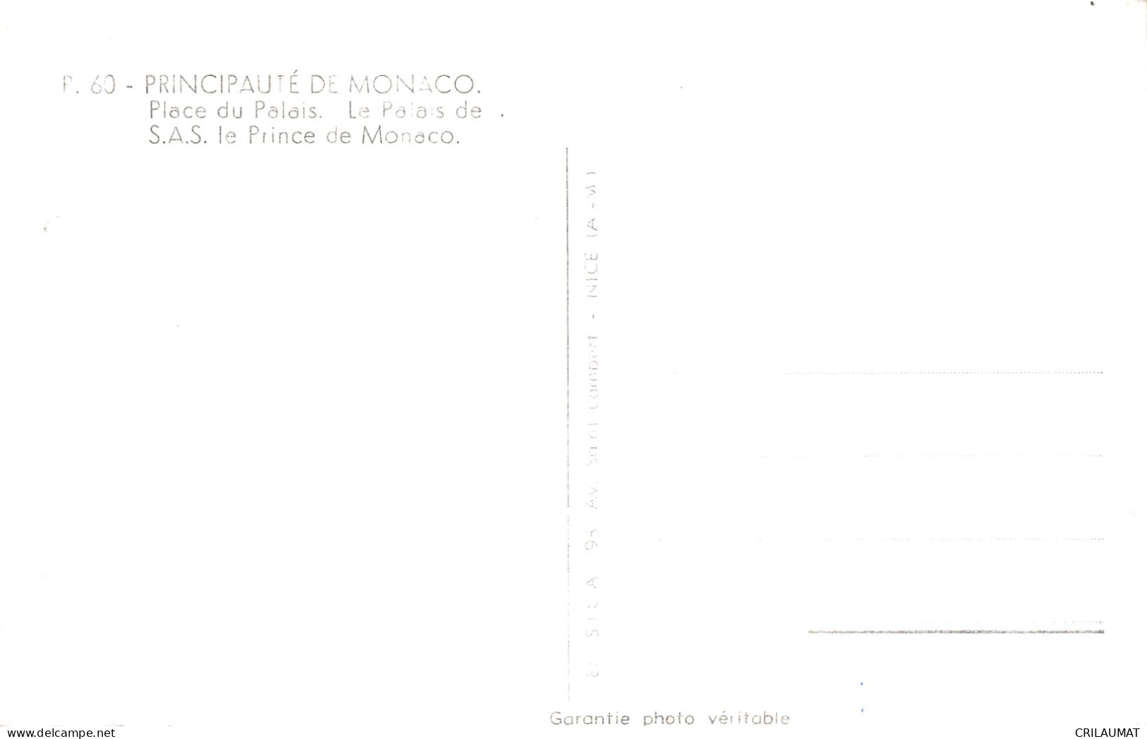98-MONACO-N°5156-H/0019 - Autres & Non Classés