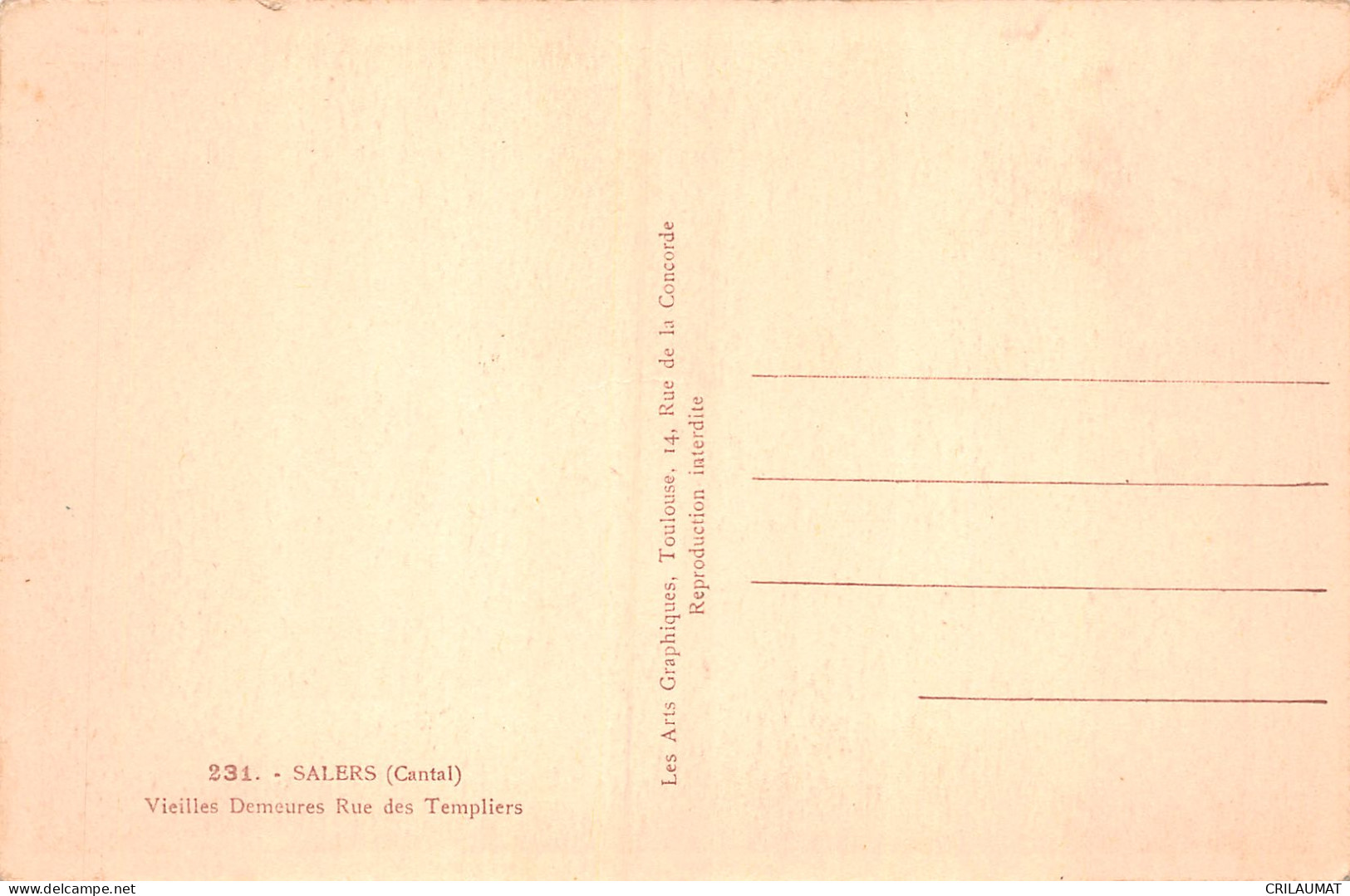 15-SALERS-N°5156-H/0001 - Other & Unclassified